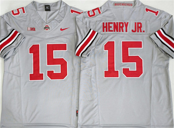 Chris Henry Jr Ohio State Buckeyes gray Limited jersey