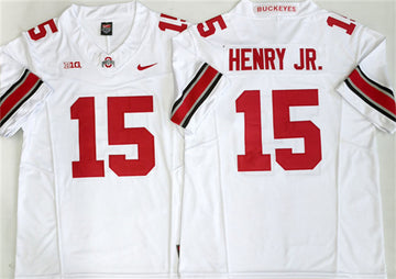Chris Henry Jr Ohio State Buckeyes white Limited jersey