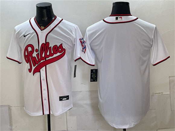 Custom Philadelphia Phillies white jersey