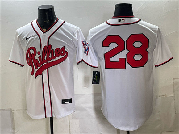 Alec Bohm Philadelphia Phillies white jersey