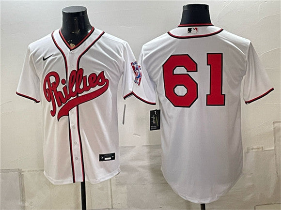 Cristopher Sánchez Philadelphia Phillies white jersey