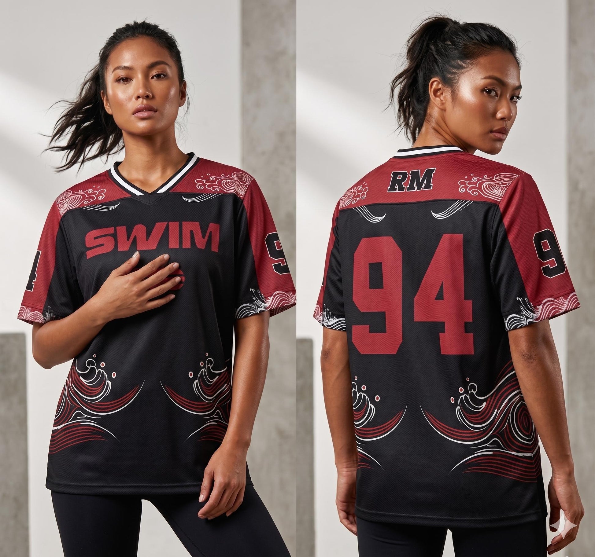 K-pop concert crop top jersey with custom name and number - photo 2