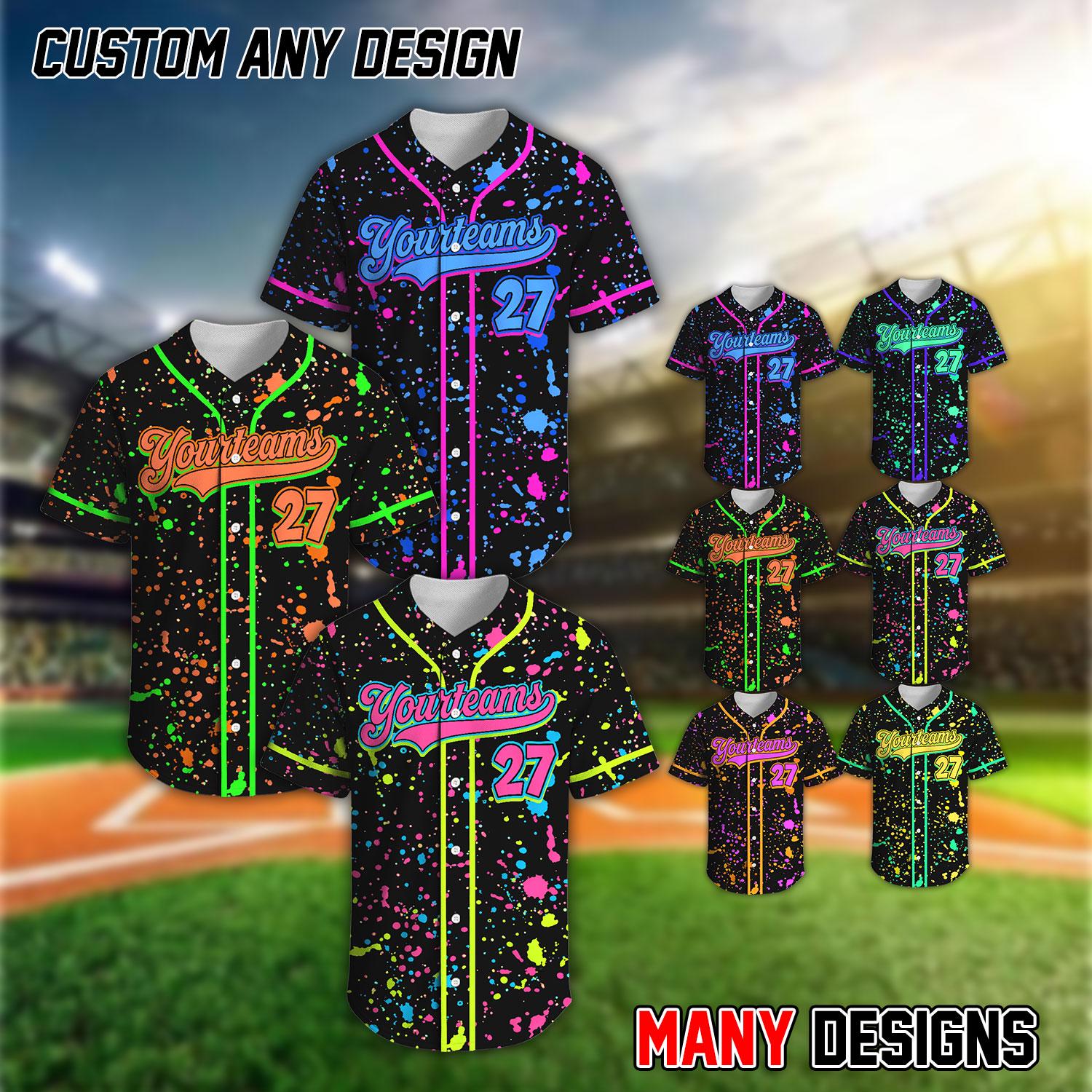 Party animal baseball jersey with custom team name and number - photo 4