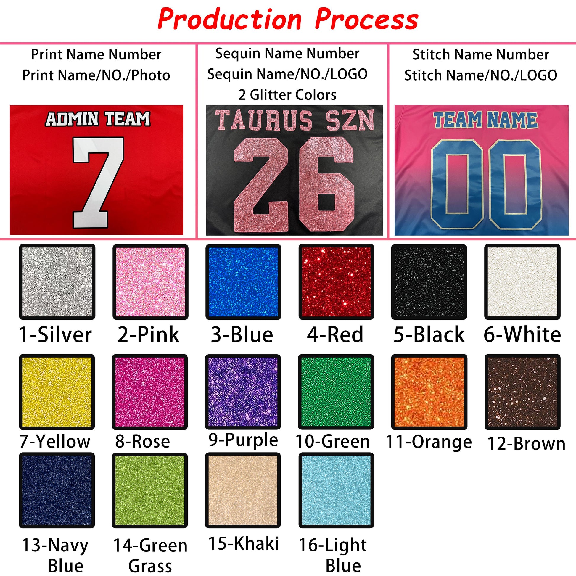Women's glitter bling football jersey with custom name and number - photo 4