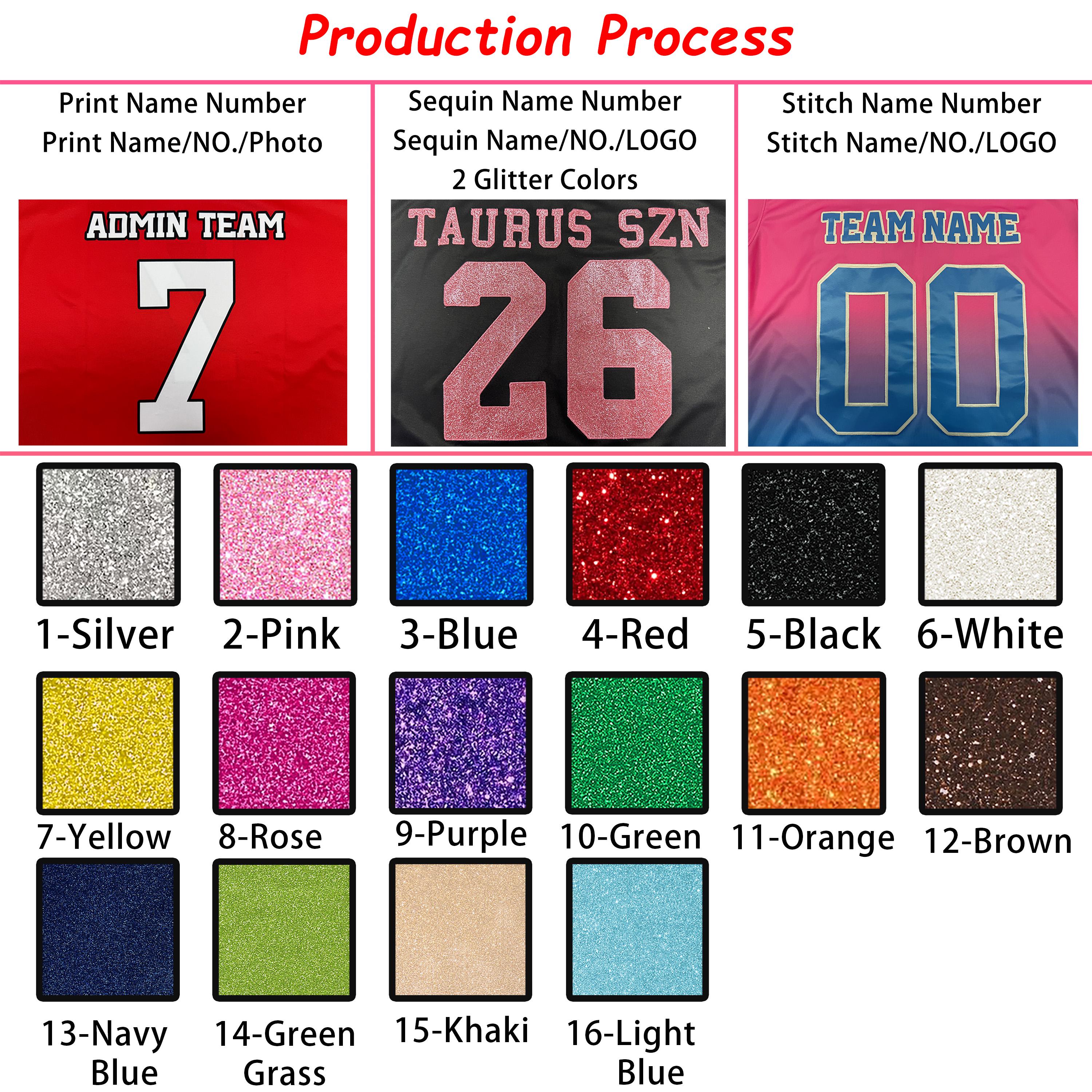 Women's glitter bling football jersey with custom name and number - photo 4