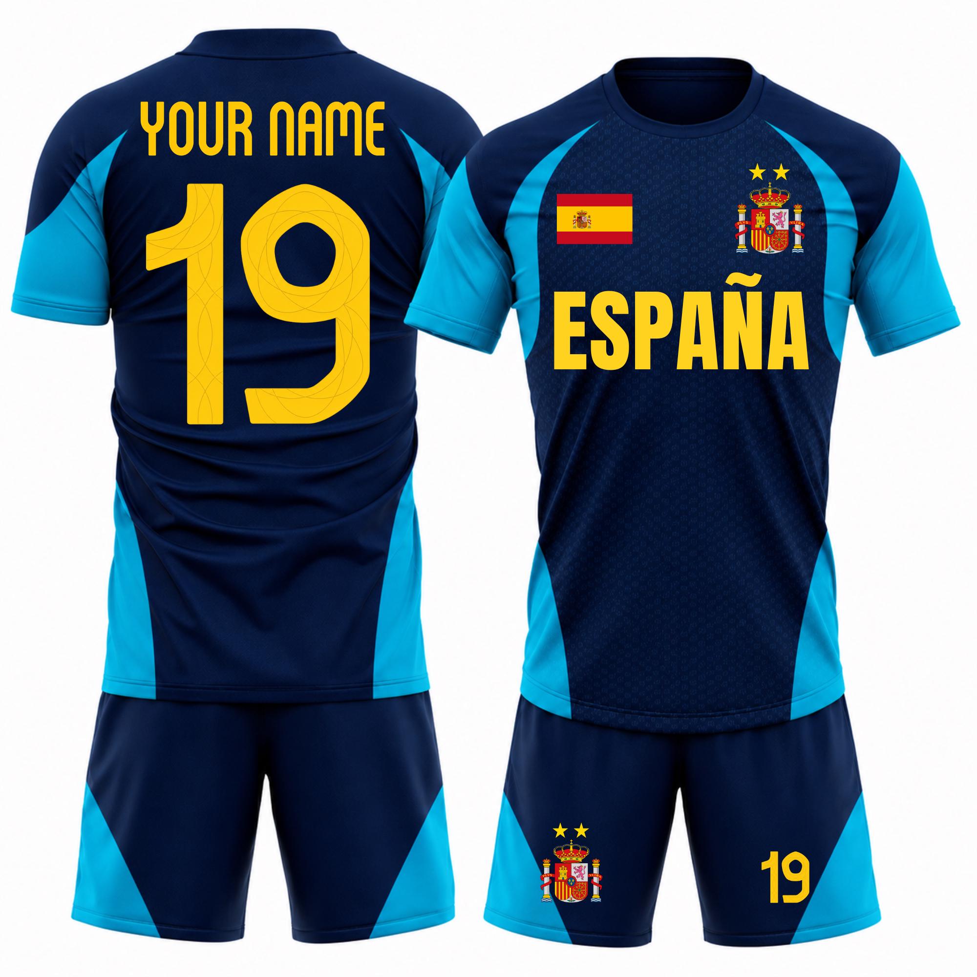 Spain 2026 custom soccer jersey with personalized name and number - photo 4