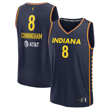 Sophie Cunningham Indiana Fever navy jersey
