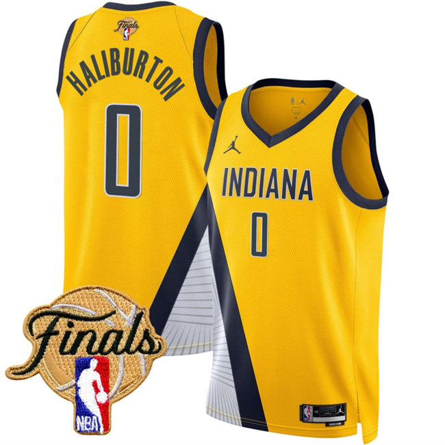 Tyrese Haliburton Indiana Pacers yellow jersey