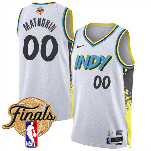 Bennedict Mathurin Indiana Pacers white City Edition jersey