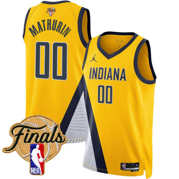 Bennedict Mathurin Indiana Pacers yellow jersey