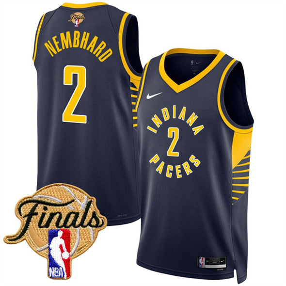 Andrew Nembhard Indiana Pacers navy jersey