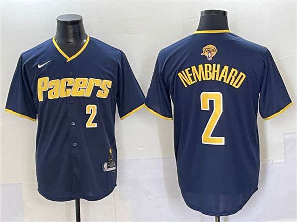 Andrew Nembhard Indiana Pacers navy Vapor jersey