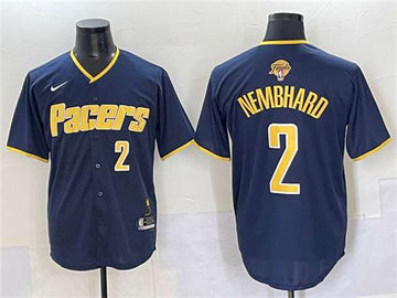 Andrew Nembhard Indiana Pacers navy Vapor jersey