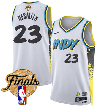 Aaron Nesmith Indiana Pacers white City Edition jersey