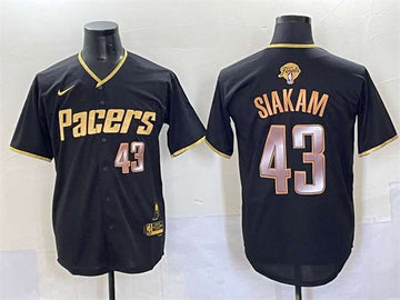 Pascal Siakam Indiana Pacers black-gold Vapor jersey