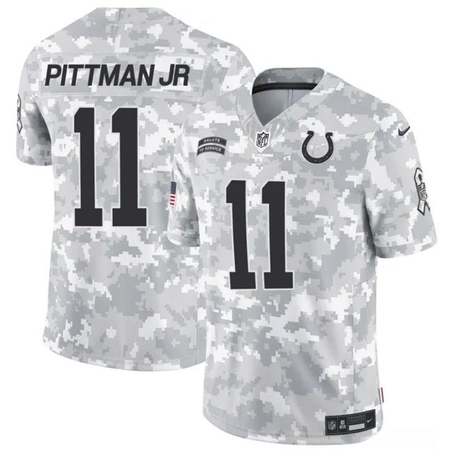 Michael Pittman Jr Arctic Indianapolis Colts camo Salute To Service jersey