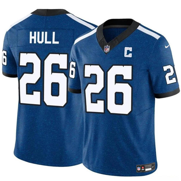 Evan Hull Indianapolis Colts blue Throwback jersey