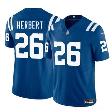 Khalil Herbert Indianapolis Colts blue FUSE jersey
