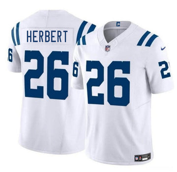 Khalil Herbert Indianapolis Colts white FUSE jersey