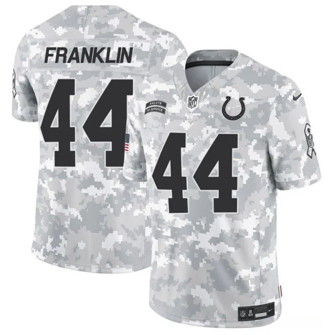 Zaire Franklin Arctic Indianapolis Colts camo Salute To Service jersey