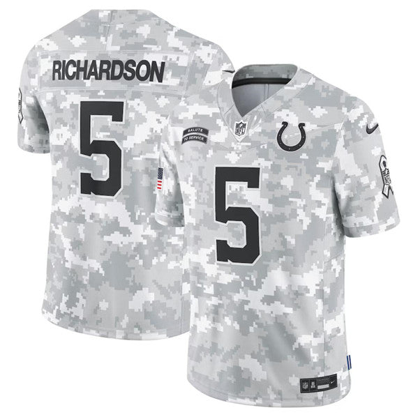 Anthony Richardson Arctic Indianapolis Colts camo Salute To Service jersey