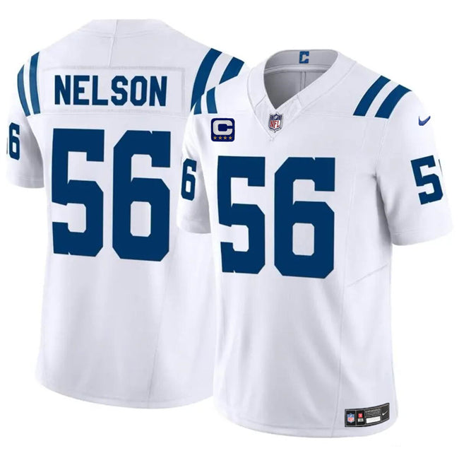 Quenton Nelson Indianapolis Colts white jersey