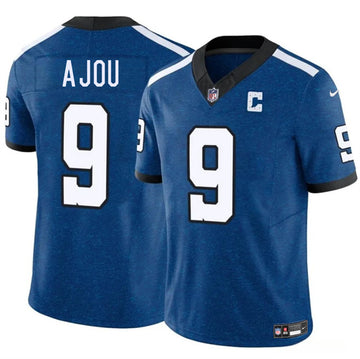 Ajou Ajou Indianapolis Colts blue Throwback jersey