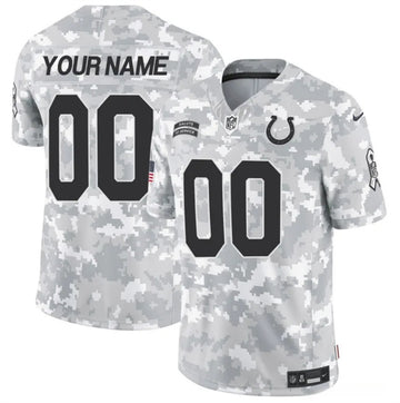 Custom Indianapolis Colts camo Salute To Service jersey