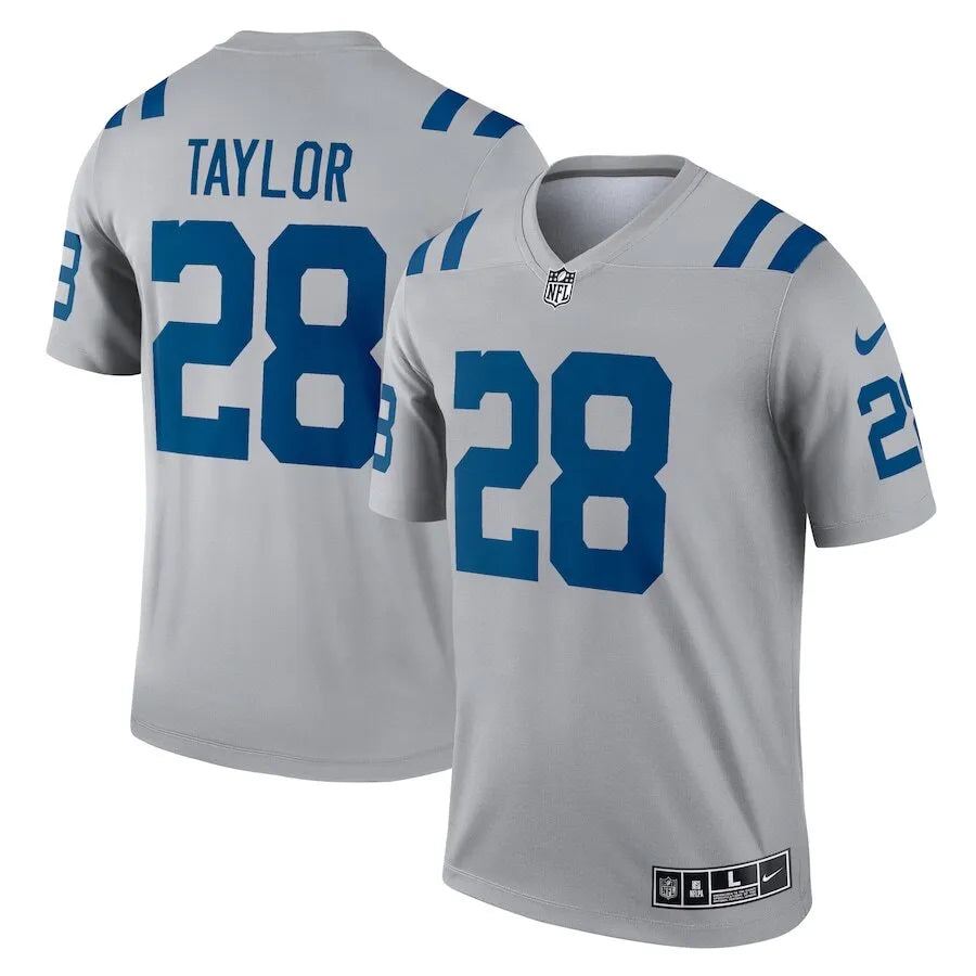 Custom Indianapolis Colts gray Inverted Legend jersey