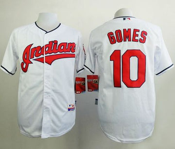 Yan Gomes Cleveland Guardians white jersey