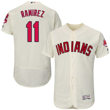 Jose Ramirez Cleveland Guardians cream Authentic jersey