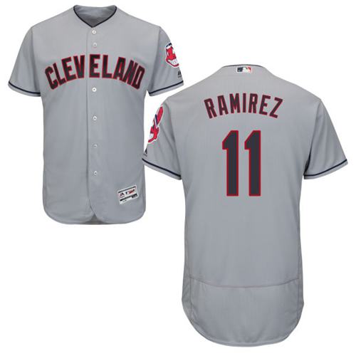 Jose Ramirez Cleveland Guardians grey Authentic jersey
