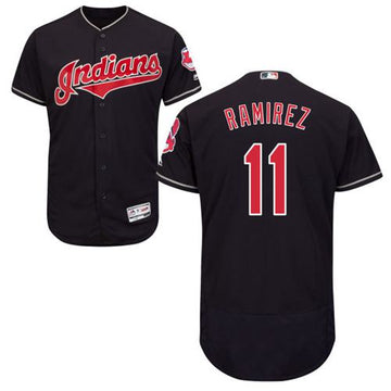 Jose Ramirez Cleveland Guardians navy Authentic jersey