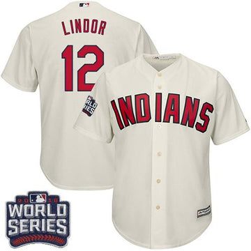Francisco Lindor Cleveland Guardians cream Alternate jersey