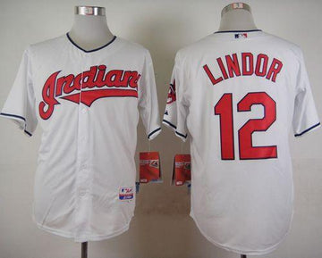 Francisco Lindor Cleveland Guardians white jersey