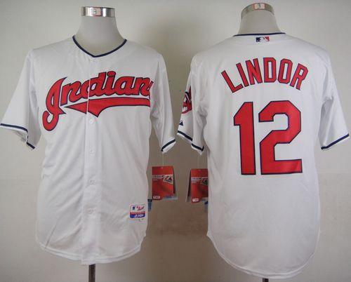 Francisco Lindor Cleveland Guardians white jersey