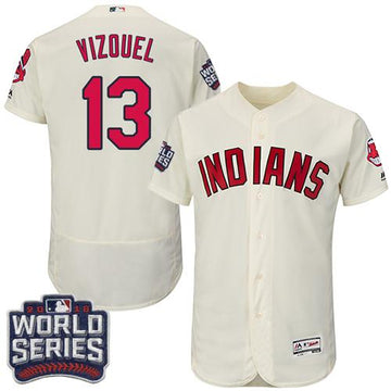 Omar Vizquel Cleveland Guardians cream Authentic jersey