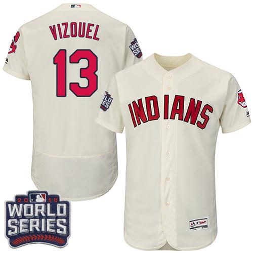 Omar Vizquel Cleveland Guardians cream Authentic jersey