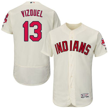 Omar Vizquel Cleveland Guardians cream Authentic jersey