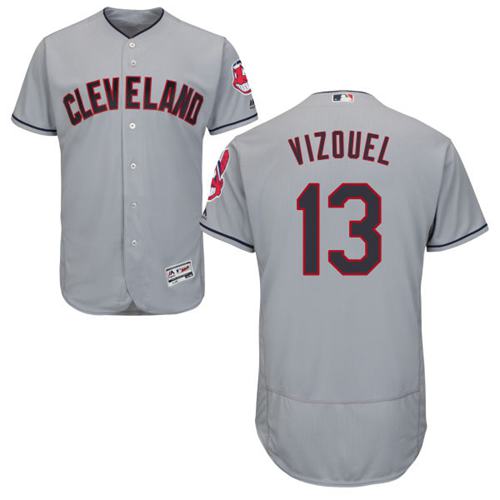 Omar Vizquel Cleveland Guardians grey Authentic jersey