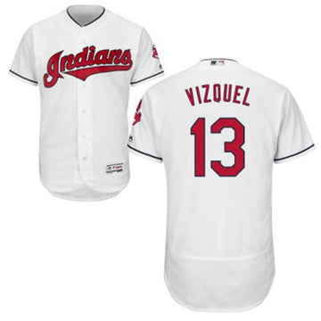 Omar Vizquel Cleveland Guardians white Authentic jersey