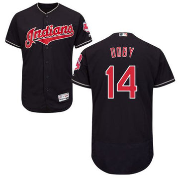 Larry Doby Cleveland Guardians navy Authentic jersey
