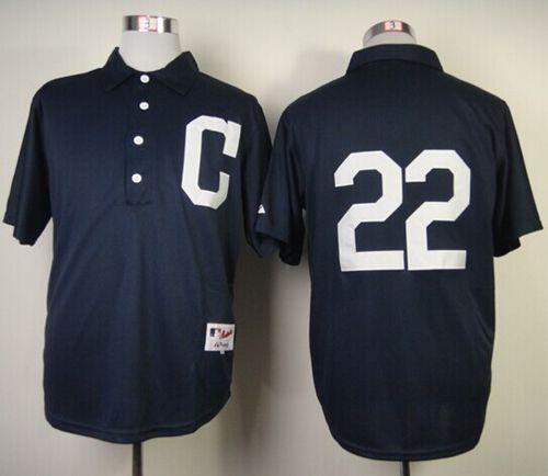 Jason Kipnis Cleveland Guardians navy jersey