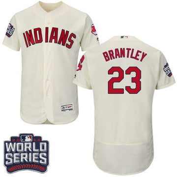 Michael Brantley Cleveland Guardians cream Authentic jersey