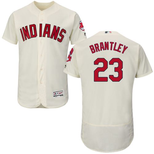Michael Brantley Cleveland Guardians cream Authentic jersey
