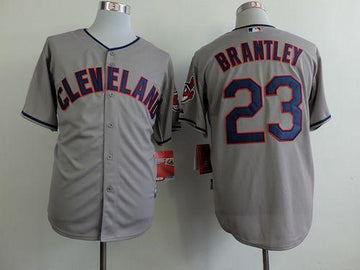 Michael Brantley Cleveland Guardians grey jersey