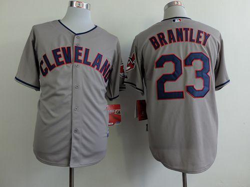 Michael Brantley Cleveland Guardians grey jersey