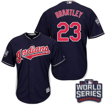 Michael Brantley Cleveland Guardians navy Alternate jersey