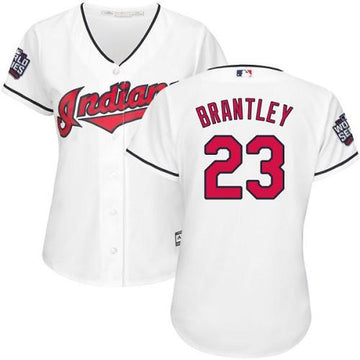 Michael Brantley Cleveland Guardians white Home jersey