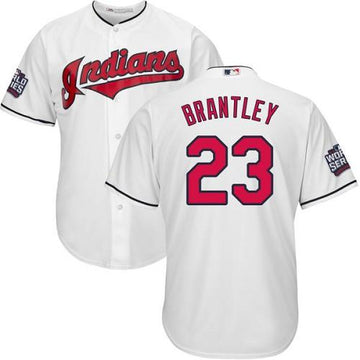 Michael Brantley Cleveland Guardians white jersey